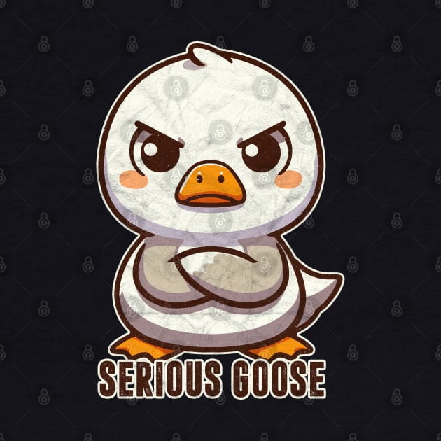 Serious Goose by karutees